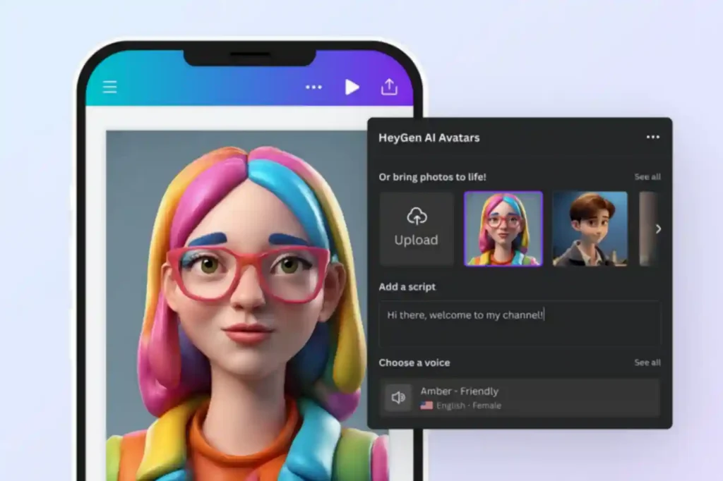 AI video generator features