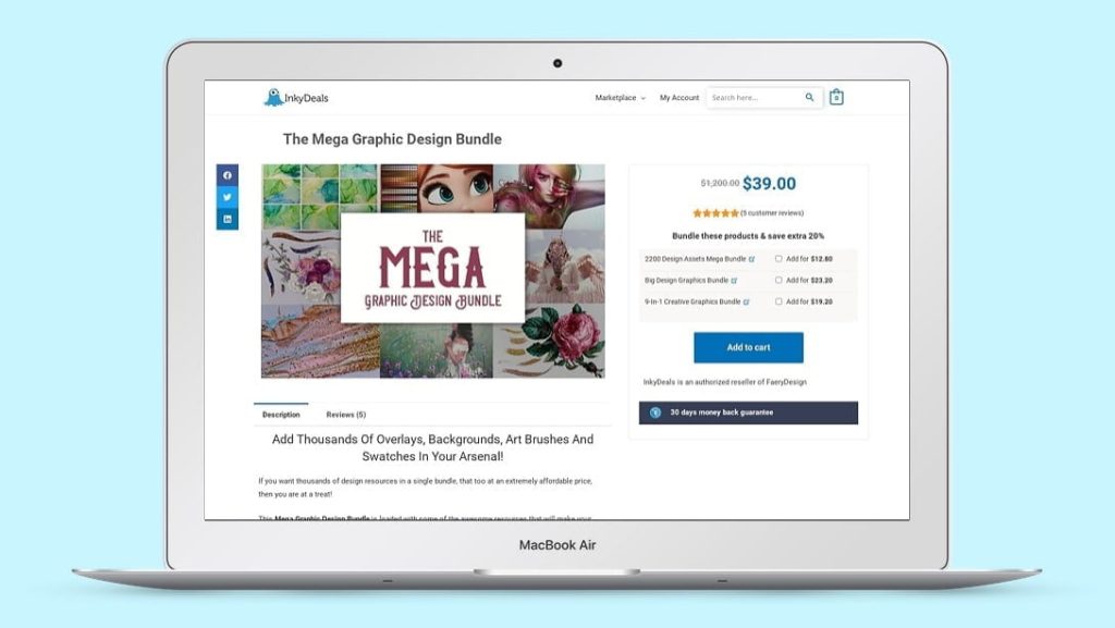 The Mega Graphic Design Bundle Lifetime Deal